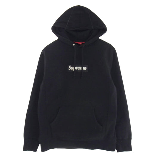 Supreme シュプリーム 16AW Box Logo Hooded Sweatshirt ボックスロゴ スウェット パーカー ブラック系 M【中古】