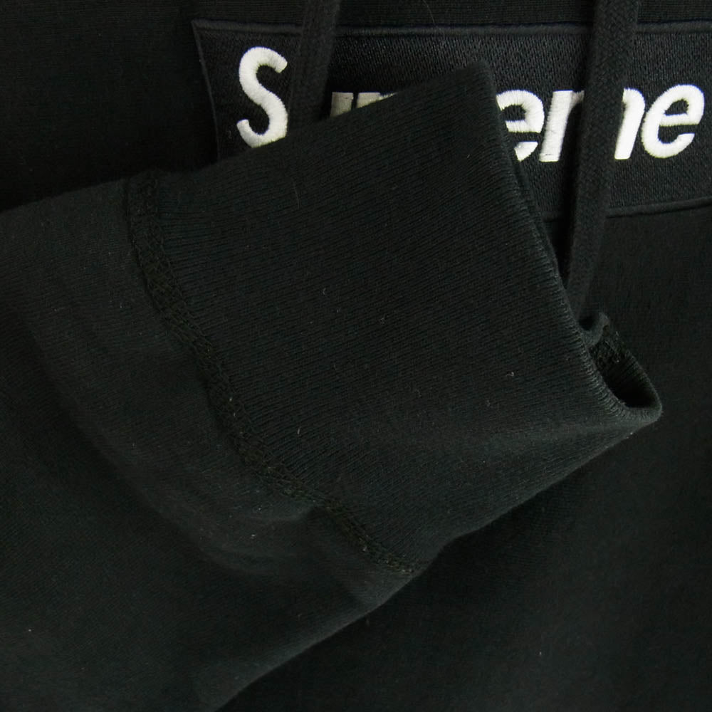 Supreme シュプリーム 16AW Box Logo Hooded Sweatshirt ボックスロゴ スウェット パーカー ブラック系 M【中古】