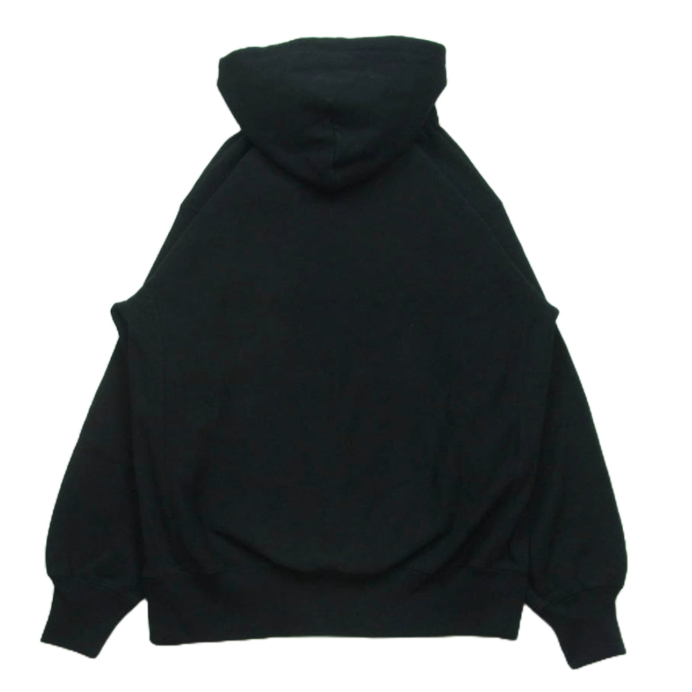 EVISU エヴィス カモメ ペイント プルオーバー パーカー コットン ポリエステル 中国製 ブラック系 40【中古】
