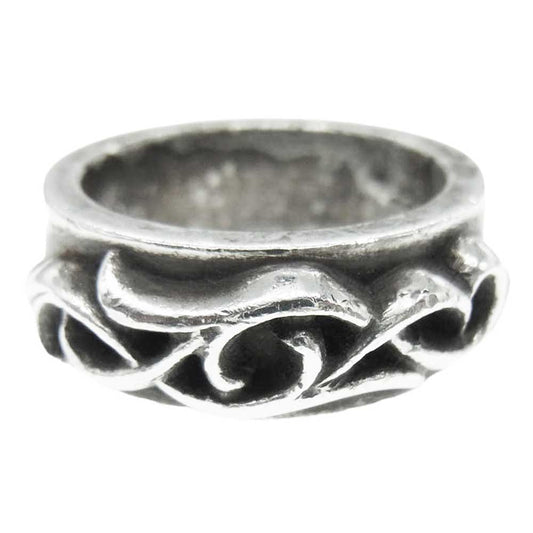 CHROME HEARTS クロムハーツ（原本無） DBL NARROW VINE BAND ダブル ナロー ヴァイン バンド リング シルバー系 19号【中古】