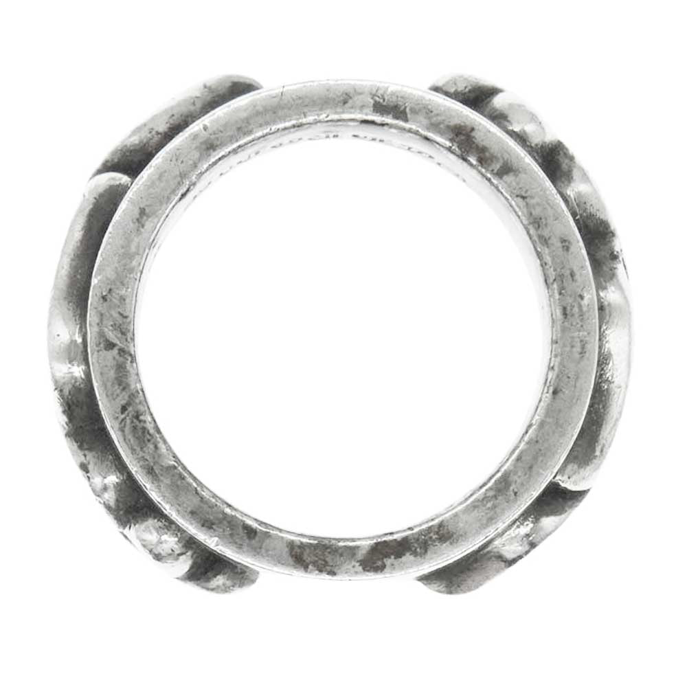 CHROME HEARTS クロムハーツ（原本無） DBL NARROW VINE BAND ダブル ナロー ヴァイン バンド リング シルバー系 19号【中古】