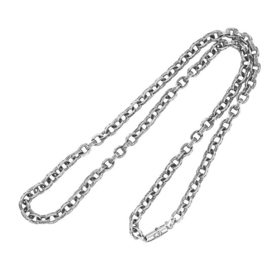 CHROME HEARTS クロムハーツ（原本無） PAPER CHAIN 18inch ペーパーチェーン 18インチ ネックレス シルバー系【中古】