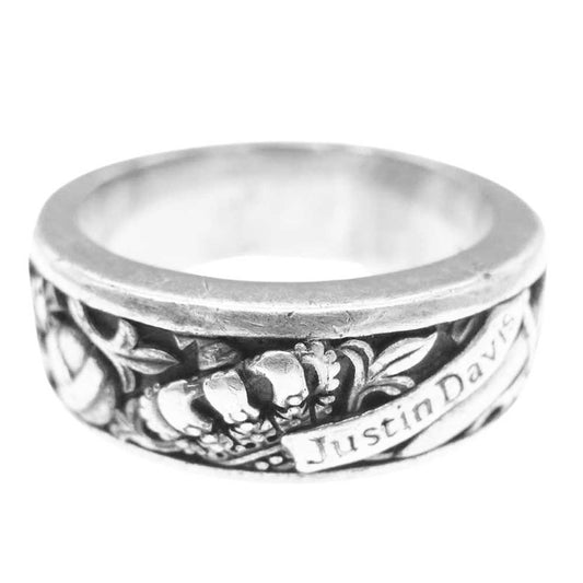 Justin Davis ジャスティンデイビス SRJ202 2 7 HOLY SACRAMENT ホーリーサクラメント リング シルバー系 21号【中古】