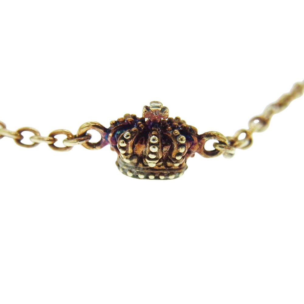 Justin Davis ジャスティンデイビス クラウン チェーン ブレスレット ゴールド系【中古】