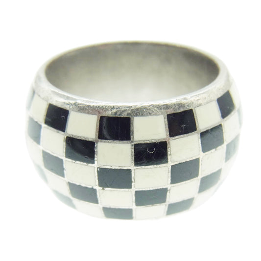 Justin Davis ジャスティンデイビス SRJ250 ARCADIA アルカディア リング チェック シルバー系 15号【中古】