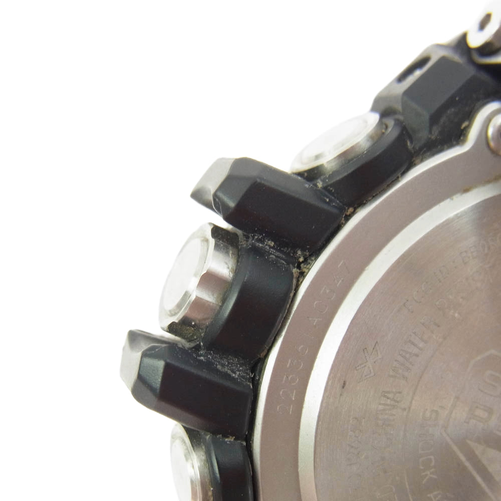 CASIO G-SHOCK カシオ ジーショック GST-B100-1AJF GST-B100 Series G-STEEL タフソーラー クロノグラフ アナログ 腕時計 シルバー系【中古】