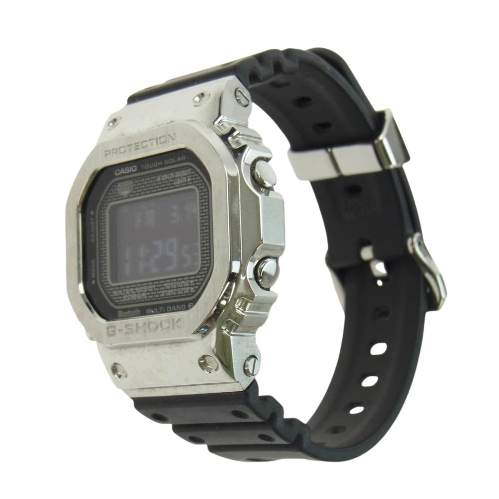CASIO G-SHOCK カシオ ジーショック GMW-B5000-1JF 5000 SERIES FULL METAL フルメタルシリーズ デジタル 腕時計 Bluetooth シルバー系 ブラック系【中古】