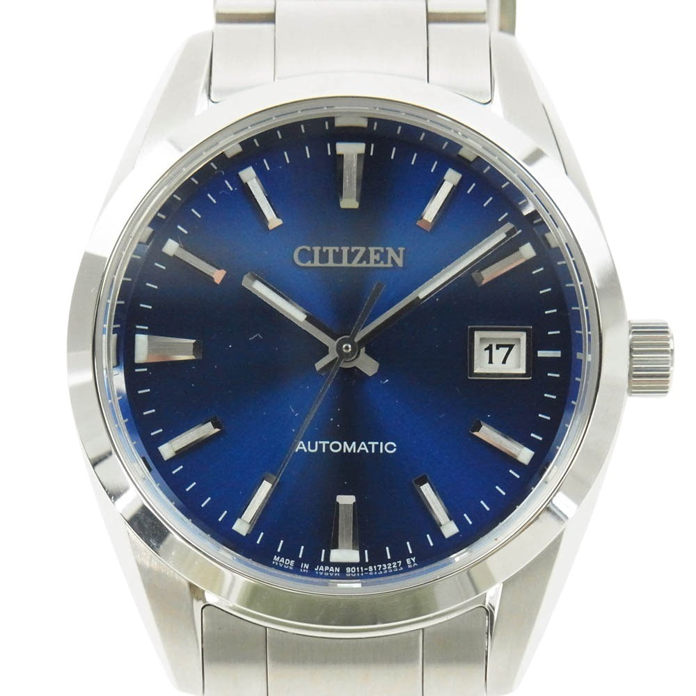 CITIZEN シチズン NB1050-59L CITIZENCOLLECTION シチズンコレクション クラシカルライン 自動巻き 腕時計 シルバー系 ブルー系【中古】