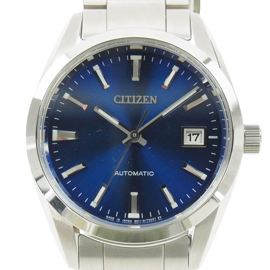 CITIZEN シチズン NB1050-59L CITIZENCOLLECTION シチズンコレクション クラシカルライン 自動巻き 腕時計 シルバー系 ブルー系【中古】