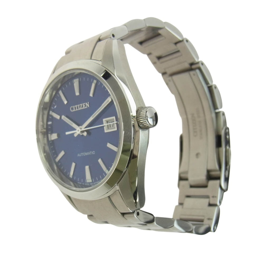 CITIZEN シチズン NB1050-59L CITIZENCOLLECTION シチズンコレクション クラシカルライン 自動巻き 腕時計 シルバー系 ブルー系【中古】