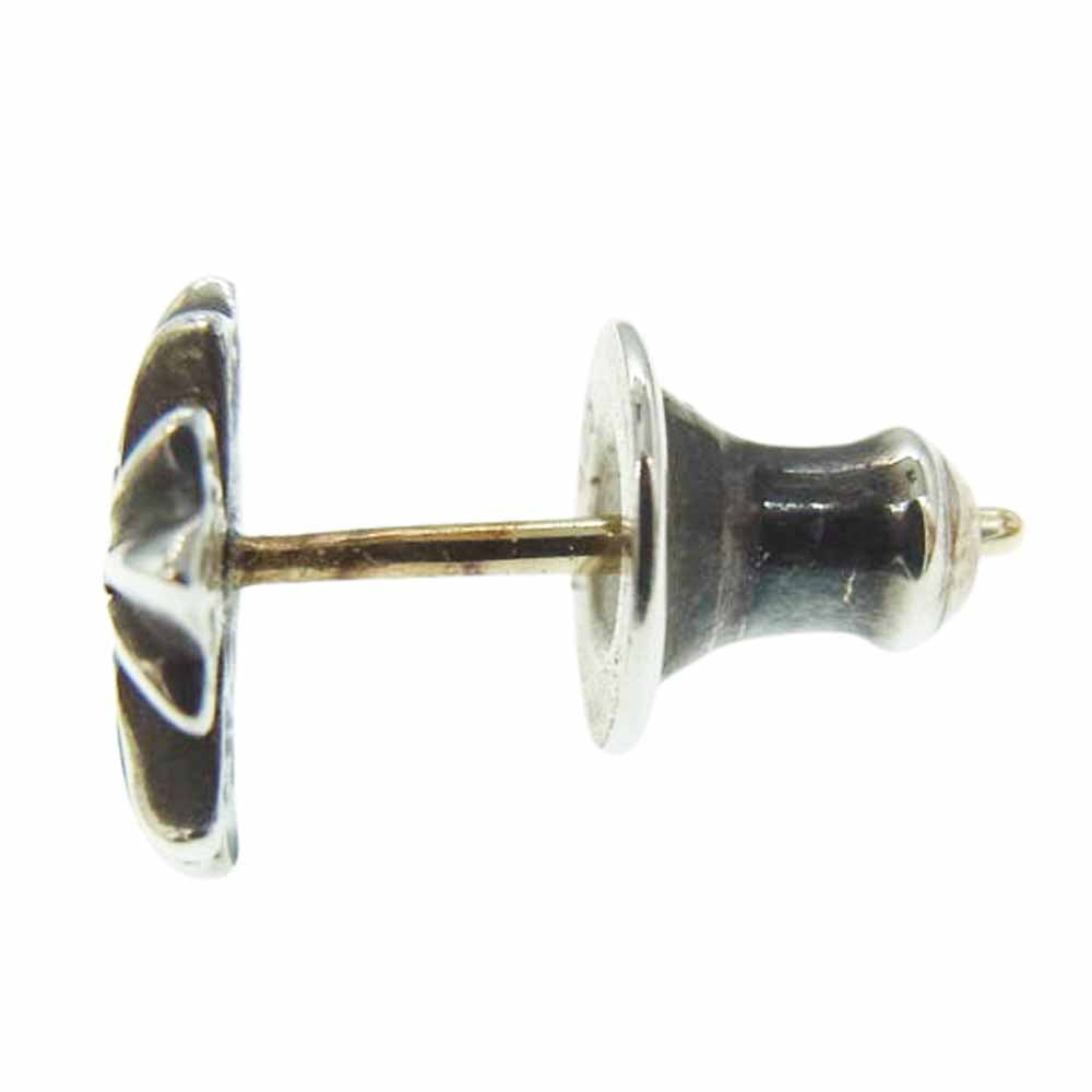 CHROME HEARTS クロムハーツ（原本無） CHプラス スタッド ピアス ルビー シルバー系【中古】