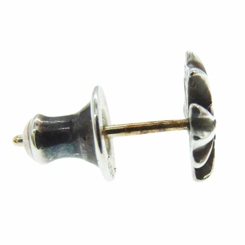 CHROME HEARTS クロムハーツ（原本無） CHプラス スタッド ピアス ルビー シルバー系【中古】