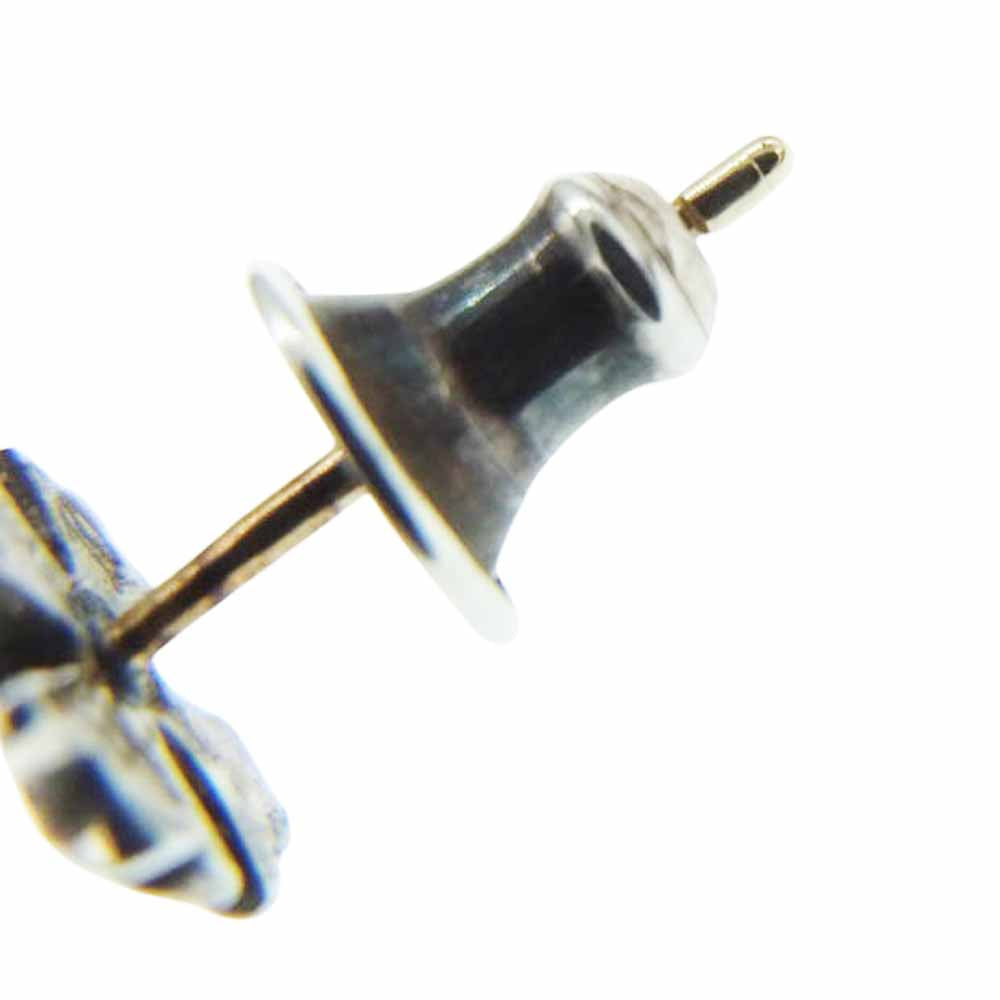 CHROME HEARTS クロムハーツ（原本無） CHプラス スタッド ピアス ルビー シルバー系【中古】