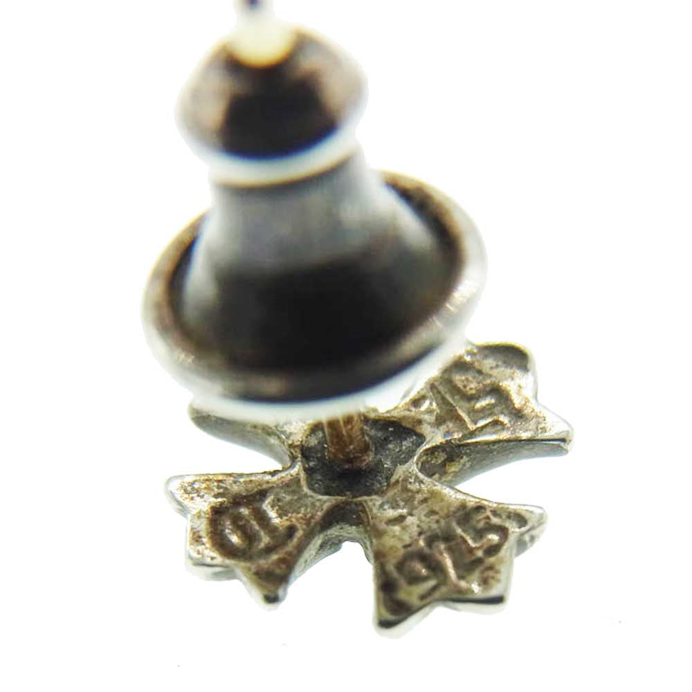 CHROME HEARTS クロムハーツ（原本無） CHプラス スタッド ピアス ルビー シルバー系【中古】
