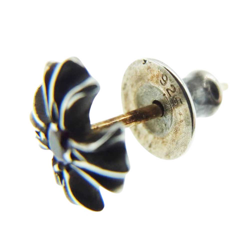 CHROME HEARTS クロムハーツ（原本無） CHプラス スタッド ピアス ルビー シルバー系【中古】