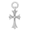 CHROME HEARTS クロムハーツ（原本無） TINY CH CROSS タイニー CHクロス チャーム ペンダントトップ シルバー系【中古】