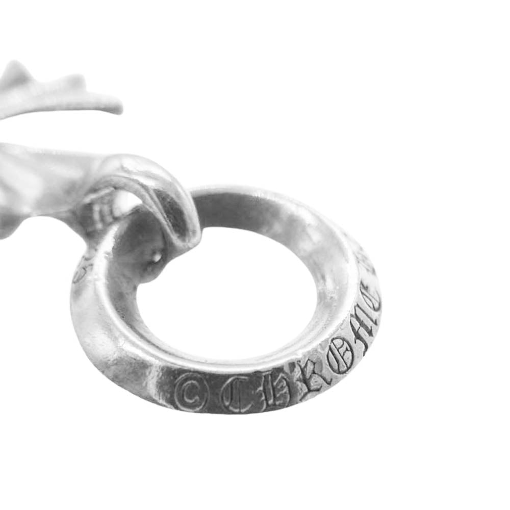 CHROME HEARTS クロムハーツ（原本無） TINY CH CROSS タイニー CHクロス チャーム ペンダントトップ シルバー系【中古】
