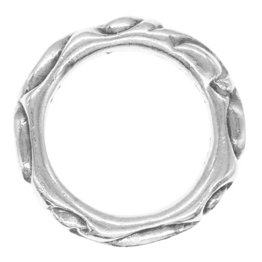 CHROME HEARTS クロムハーツ（原本無） SCRL BAND スクロール バンド リング シルバー系 14号【中古】