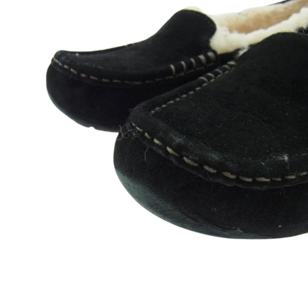UGG アグ 3312 アンスレー モカシン ローファー ブラック ブラック系 22【中古】