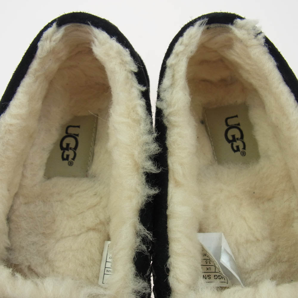 UGG アグ 3312 アンスレー モカシン ローファー ブラック ブラック系 22【中古】