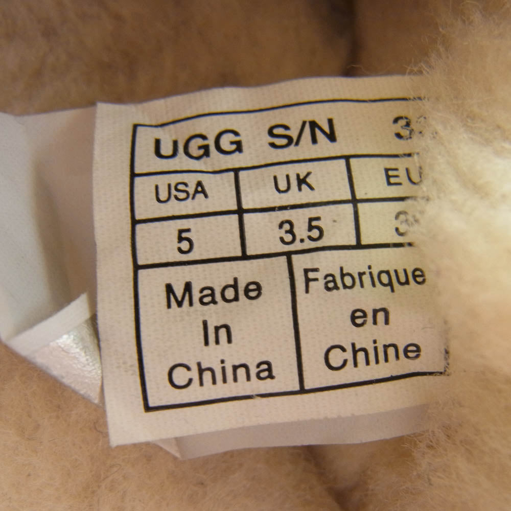 UGG アグ 3312 アンスレー モカシン ローファー ブラック ブラック系 22【中古】