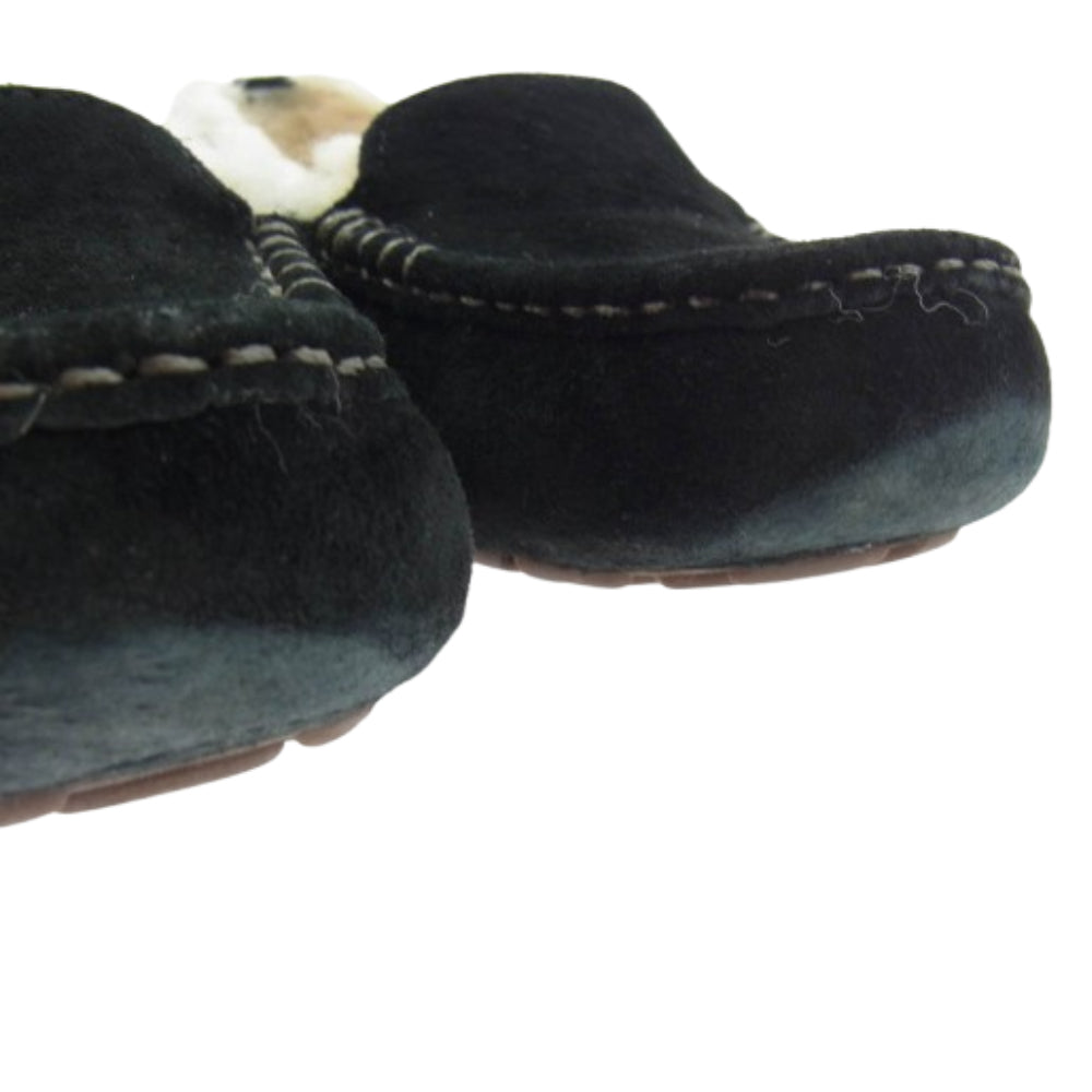 UGG アグ 3312 アンスレー モカシン ローファー ブラック ブラック系 22【中古】