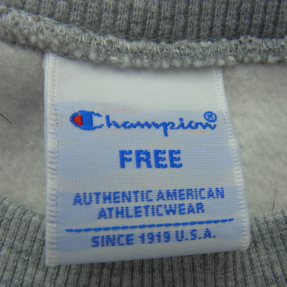 Champion チャンピオン CWSA001 グリーンレーベル別注 スウェット グレー グレー系 free【中古】