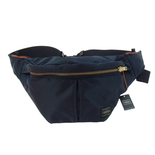PORTER ポーター 622-76628 TANKER WAIST BAG タンカー ウエスト バッグ アイアンブルー ネイビー系【極上美品】【中古】