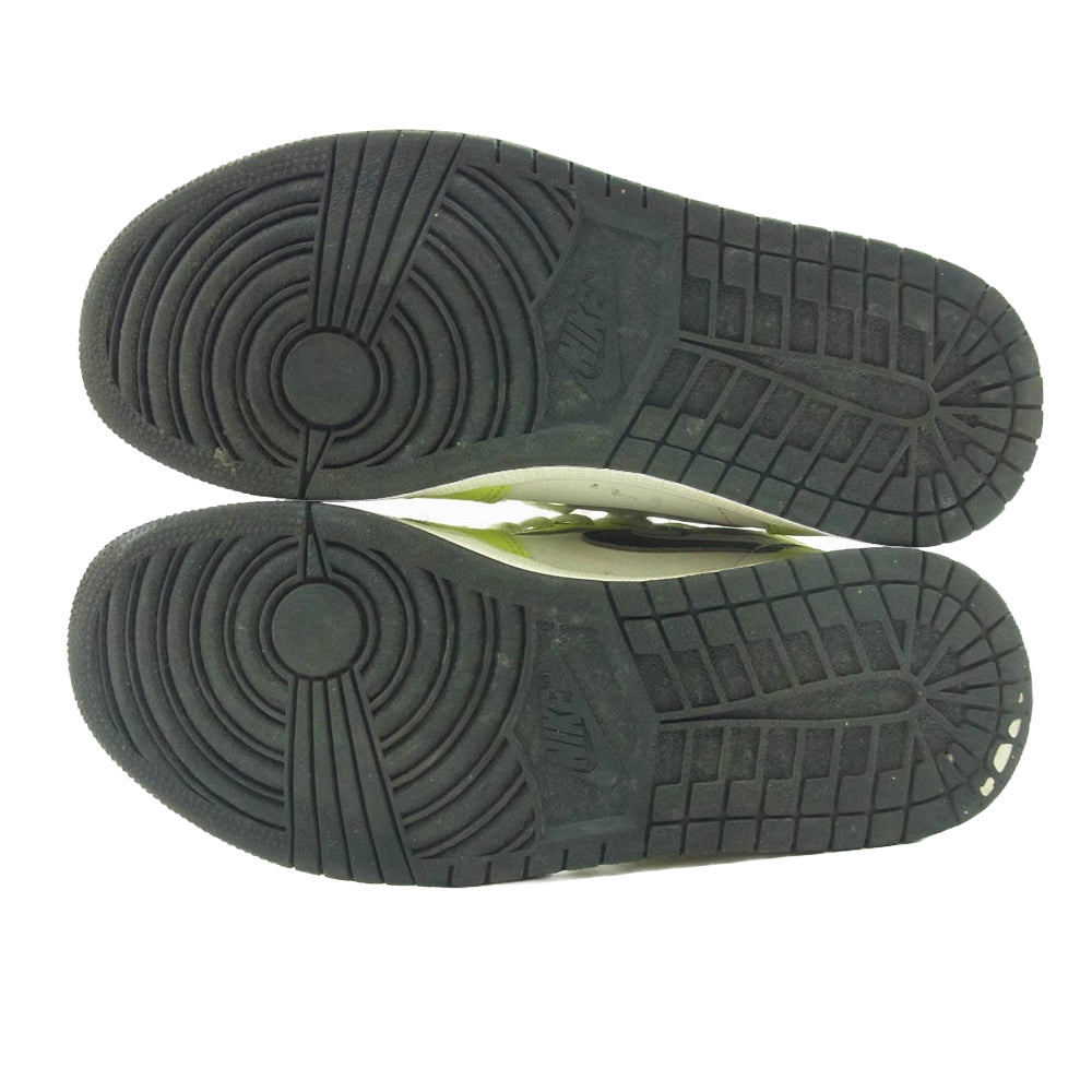 NIKE ナイキ 555088-702 Air Jordan 1 High OG Volt Visionaire エアジョーダン1 ハイ OG ボルト ヴィジョネア スニーカー ライトグリーン系 26cm【中古】