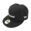 Supreme シュプリーム 21AW No Comp Box Logo New Era ニューエラ ボックスロゴ キャップ ブラック系 60.6cm【美品】【中古】