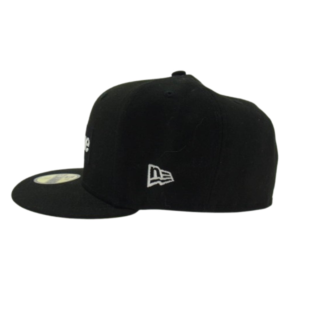 Supreme シュプリーム 21AW No Comp Box Logo New Era ニューエラ ボックスロゴ キャップ ブラック系 60.6cm【美品】【中古】