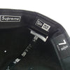 Supreme シュプリーム 21AW No Comp Box Logo New Era ニューエラ ボックスロゴ キャップ ブラック系 60.6cm【美品】【中古】