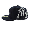 Supreme シュプリーム 21AW New York Yankees Box Logo New Era ニューヨーク ヤンキース ボックス ロゴ ニューエラ キャップ ネイビー系 60.6cm【美品】【中古】
