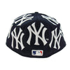 Supreme シュプリーム 21AW New York Yankees Box Logo New Era ニューヨーク ヤンキース ボックス ロゴ ニューエラ キャップ ネイビー系 60.6cm【美品】【中古】