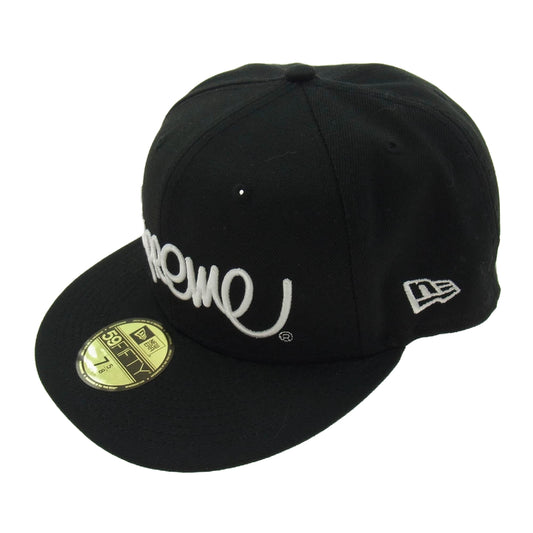 Supreme シュプリーム 22SS New Era Handstyle ニューエラ ハンドスタイル キャップ ブラック系 60.6cm【美品】【中古】