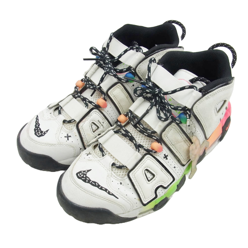 NIKE ナイキ DV1233-111 Air More Uptempo 96 Ghost White Blue Orange Green エアモアアップテンポ 96 ゴースト ホワイト ブルー オレンジ グリーン スニーカー 26.5cm【中古】