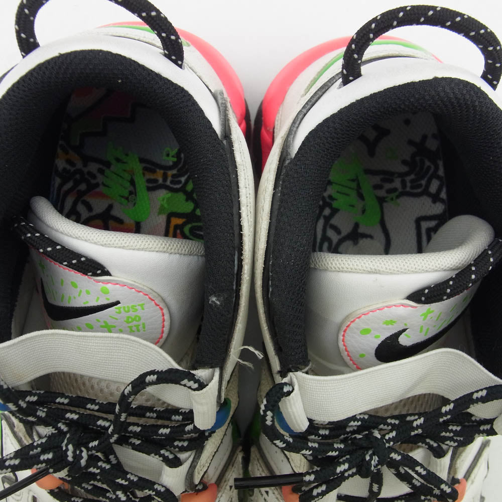 NIKE ナイキ DV1233-111 Air More Uptempo 96 Ghost White Blue Orange Green エアモアアップテンポ 96 ゴースト ホワイト ブルー オレンジ グリーン スニーカー 26.5cm【中古】
