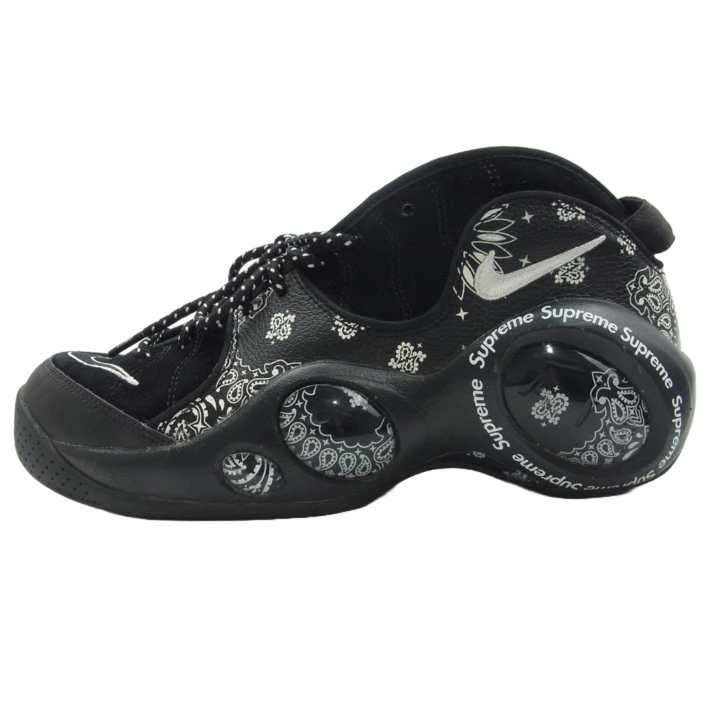 Supreme シュプリーム 22SS DJ8604-001 × Nike Air Zoom Flight 95 SP Black White ナイキ エアズームフライト95 SP ブラック ホワイト スニーカー ブラック系 27cm【中古】