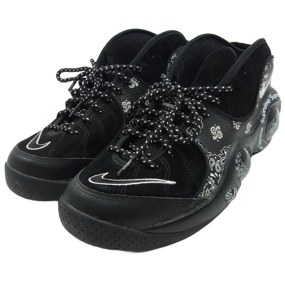 Supreme シュプリーム 22SS DJ8604-001 × Nike Air Zoom Flight 95 SP Black White ナイキ エアズームフライト95 SP ブラック ホワイト スニーカー ブラック系 27cm【中古】