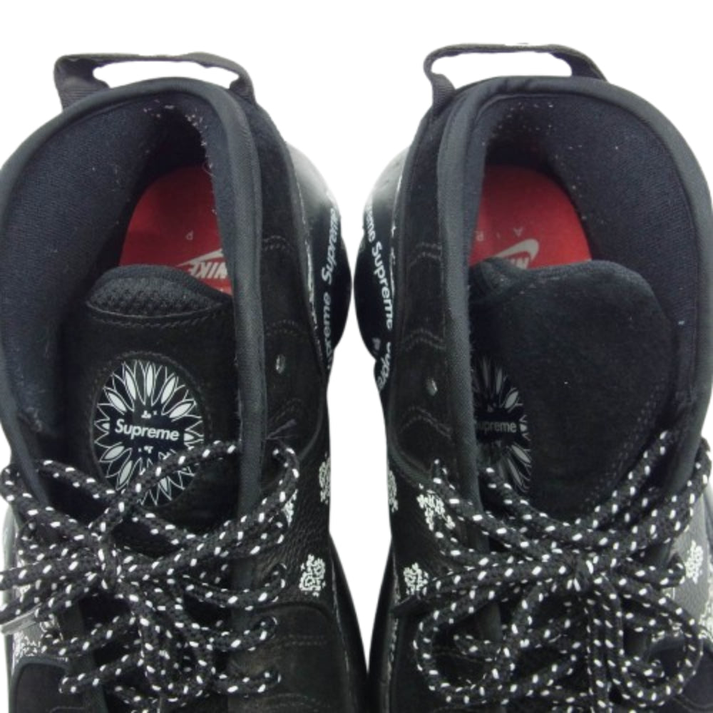 Supreme シュプリーム 22SS DJ8604-001 × Nike Air Zoom Flight 95 SP Black White ナイキ エアズームフライト95 SP ブラック ホワイト スニーカー ブラック系 27cm【中古】