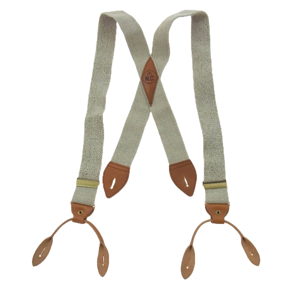 Nigel Cabourn ナイジェルケーボン U.S. ARMY SUSPENDER サスペンダー ライトブラウン系【中古】