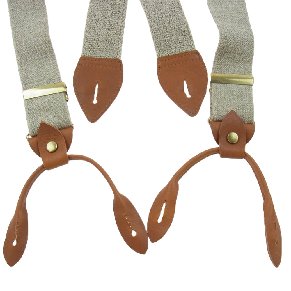 Nigel Cabourn ナイジェルケーボン U.S. ARMY SUSPENDER サスペンダー ライトブラウン系【中古】