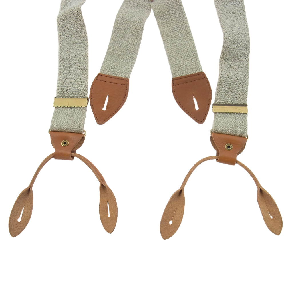 Nigel Cabourn ナイジェルケーボン U.S. ARMY SUSPENDER サスペンダー ライトブラウン系【中古】