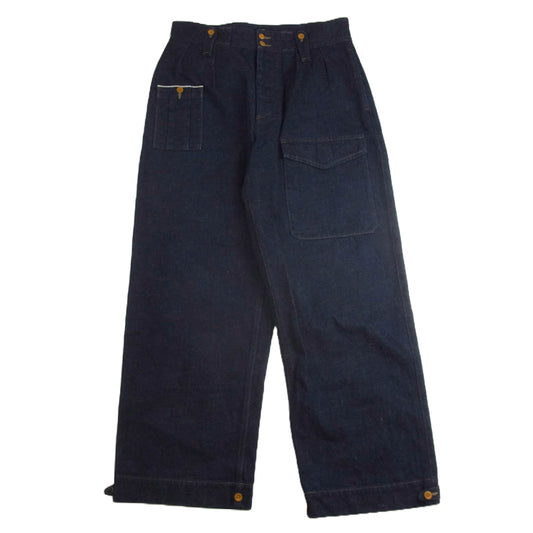 Nigel Cabourn ナイジェルケーボン 8048-00-50030 BRITISH ARMY PANT LOOSE DENIM ルーズ デニム パンツ インディゴ インディゴブルー系 36【中古】
