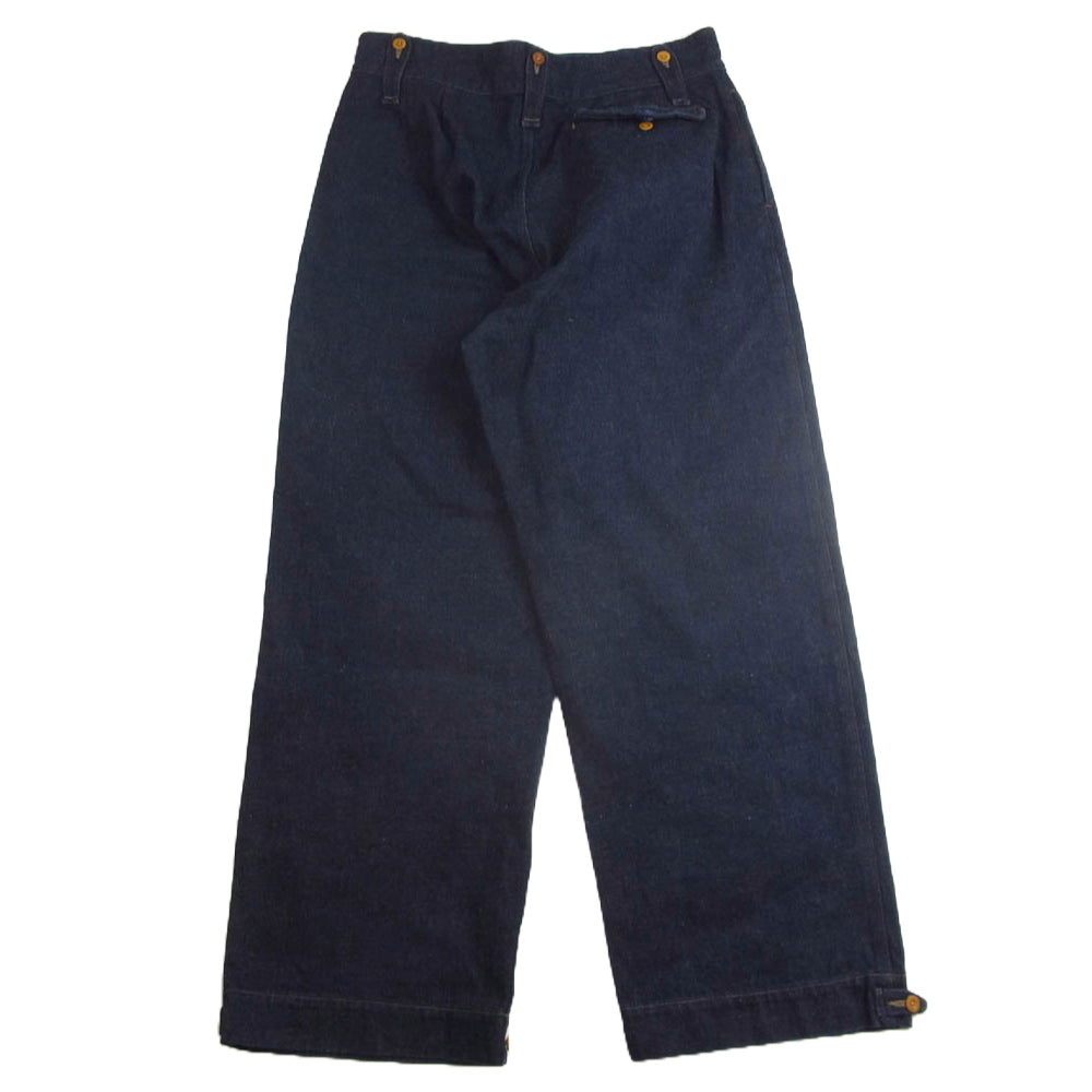 Nigel Cabourn ナイジェルケーボン 8048-00-50030 BRITISH ARMY PANT LOOSE DENIM ルーズ デニム パンツ インディゴ インディゴブルー系 36【中古】