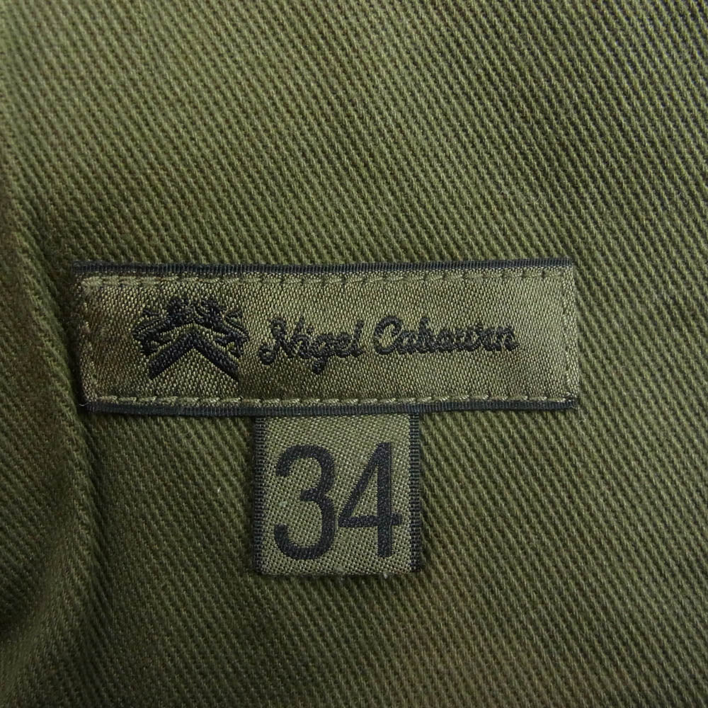 Nigel Cabourn ナイジェルケーボン 8048-00-50025 RAILMAN DENIM PANT レイルマン デニム パンツ インディゴブルー系 34【中古】