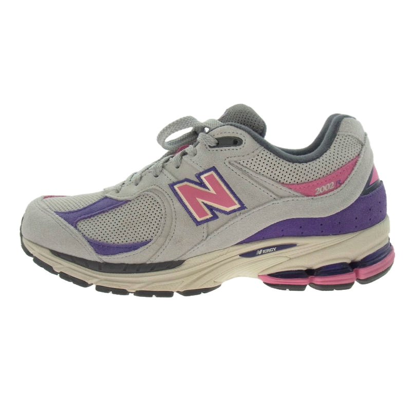 NEW BALANCE ニューバランス M2002RWB Gray Pink スエード切替 ローカット スニーカー グレー系 ピンク系 パープル系 27.5cm【中古】