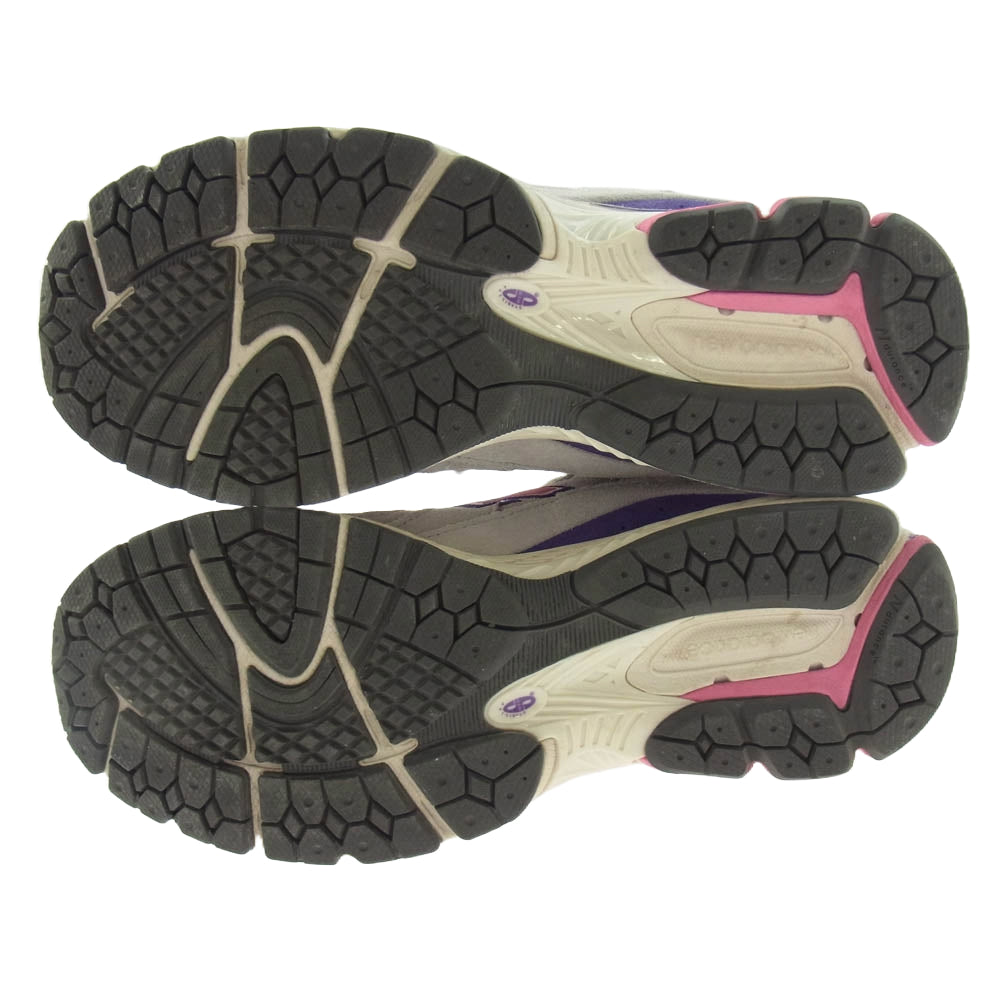 NEW BALANCE ニューバランス M2002RWB Gray Pink スエード切替 ローカット スニーカー グレー系 ピンク系 パープル系 27.5cm【中古】