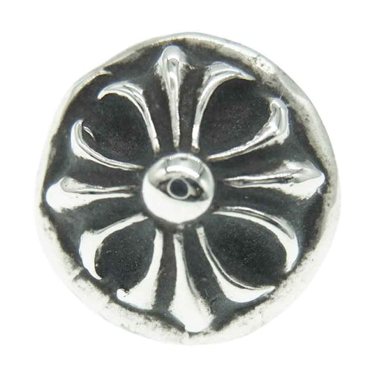 CHROME HEARTS クロムハーツ（原本無） STUD CRSBLL クロスボール スタッド シルバー ピアス シルバー系【中古】