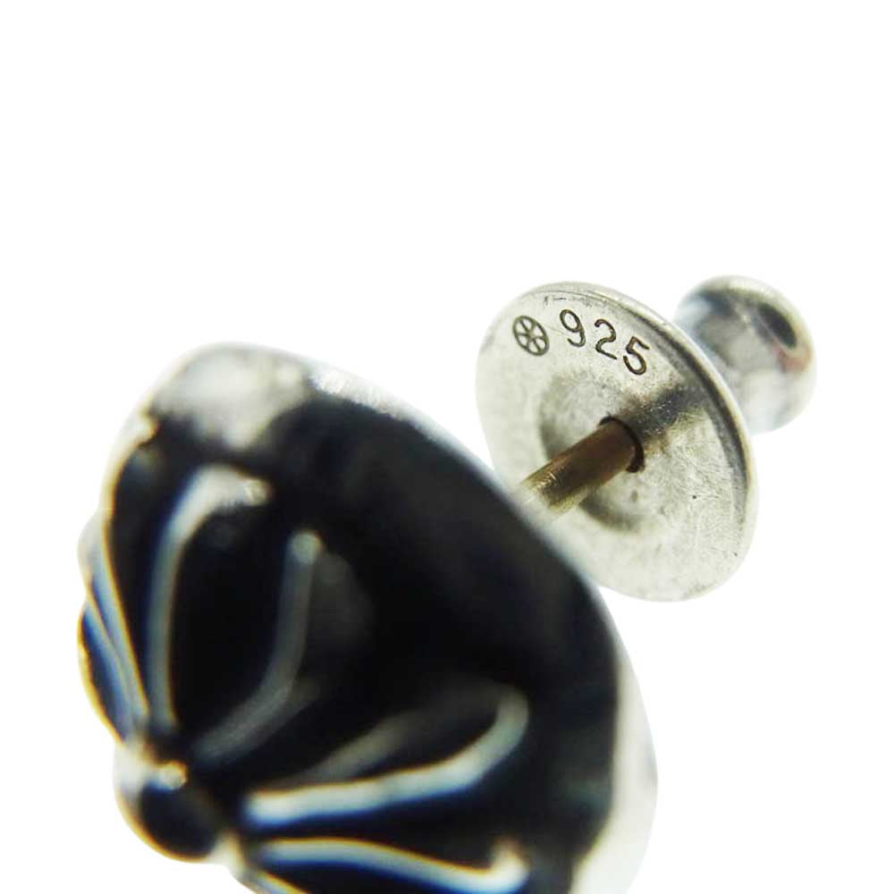 CHROME HEARTS クロムハーツ（原本無） STUD CRSBLL クロスボール スタッド シルバー ピアス シルバー系【中古】